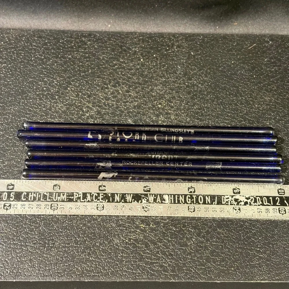 Sherman Billingsley Promenade Cafe Stork Club Rockefeller Center Swizzle Sticks